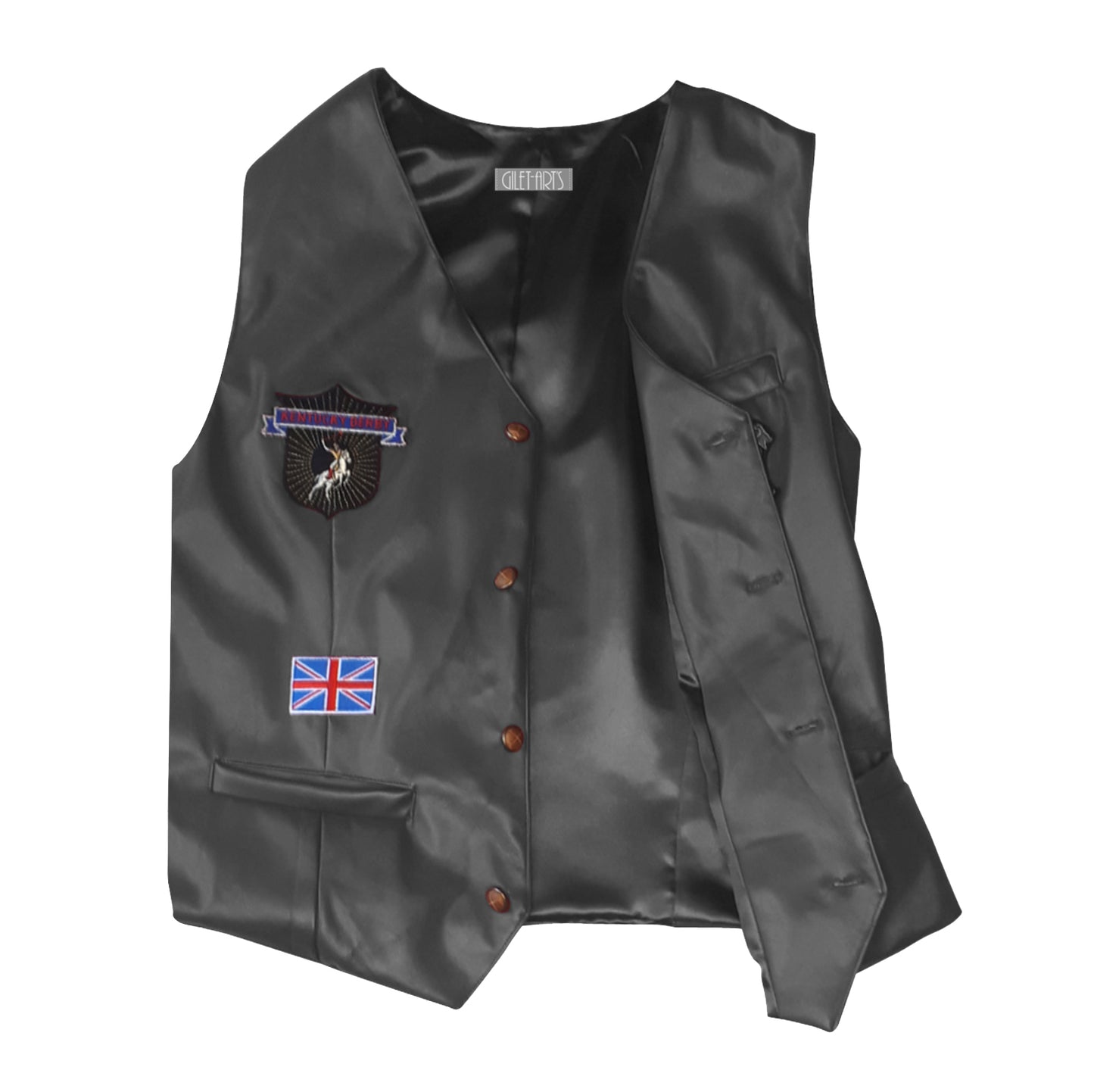 Gilet da uomo eco pelle